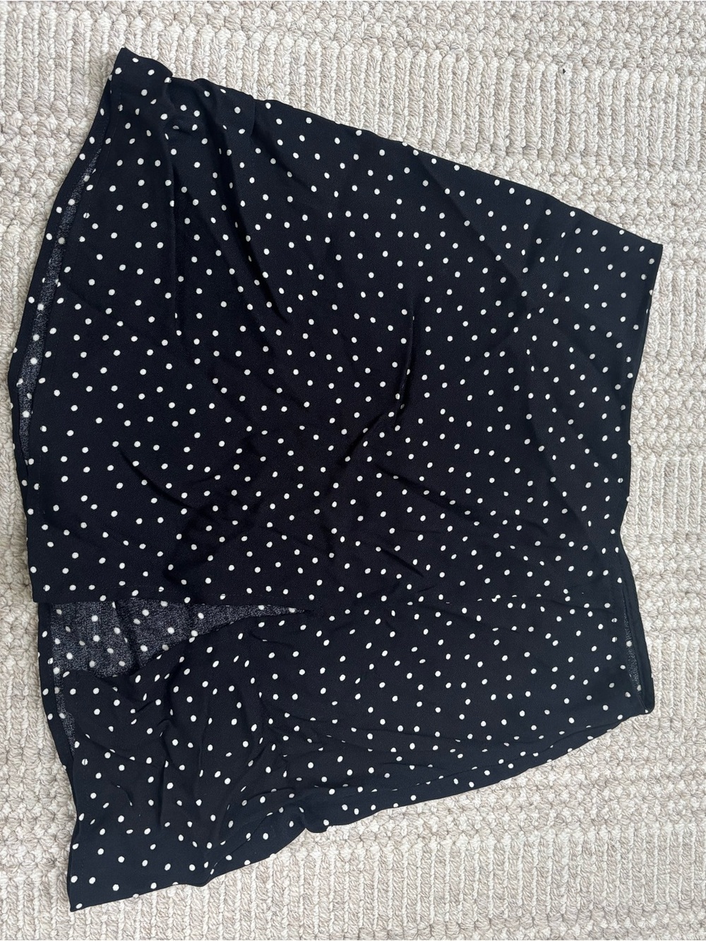 Reformation Black and White Polka Dot Skirt - No tags but never worn